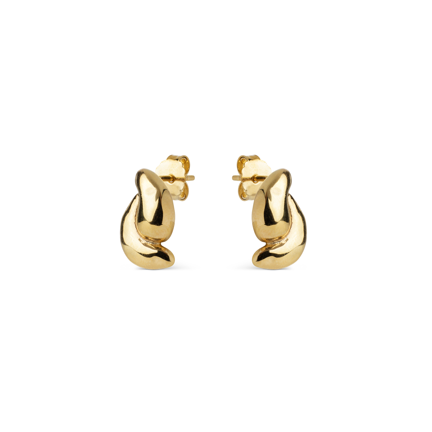 ENAMEL Copenhagen Recycled 925 Sterling Silver Gold Plated Earrings E454G