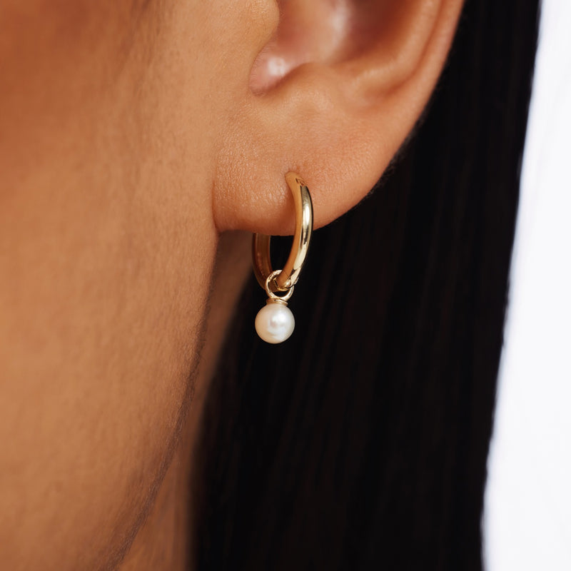 Isabel Bernard Belleville Femmes Créoles Or 14 carats IB360158-zoom-