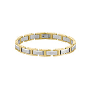 Hugo Boss Acier Inoxydable Bicolore Homme Bracelet Chaîne HBJ1580793