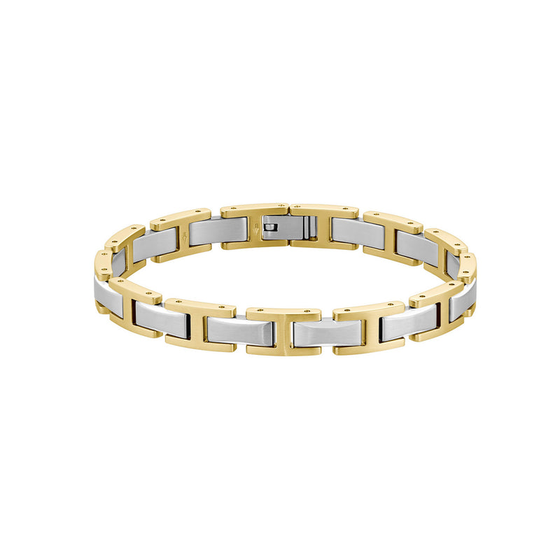 Hugo Boss Acier Inoxydable Bicolore Homme Bracelet Chaîne HBJ1580793-zoom-