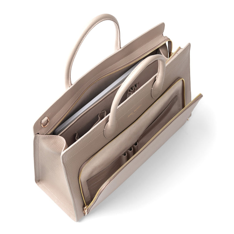 Isabel Bernard Honoré Sac à Main Taupe IB25038-zoom-