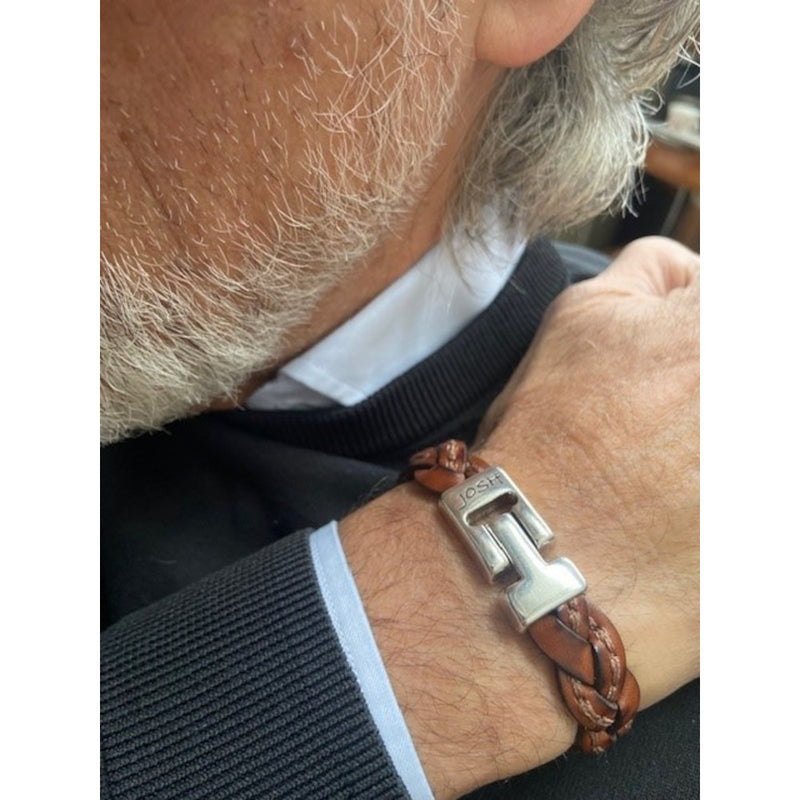 Josh Hommes Bracelet Cognac 24303-bra-S/COGNAC/L-zoom-