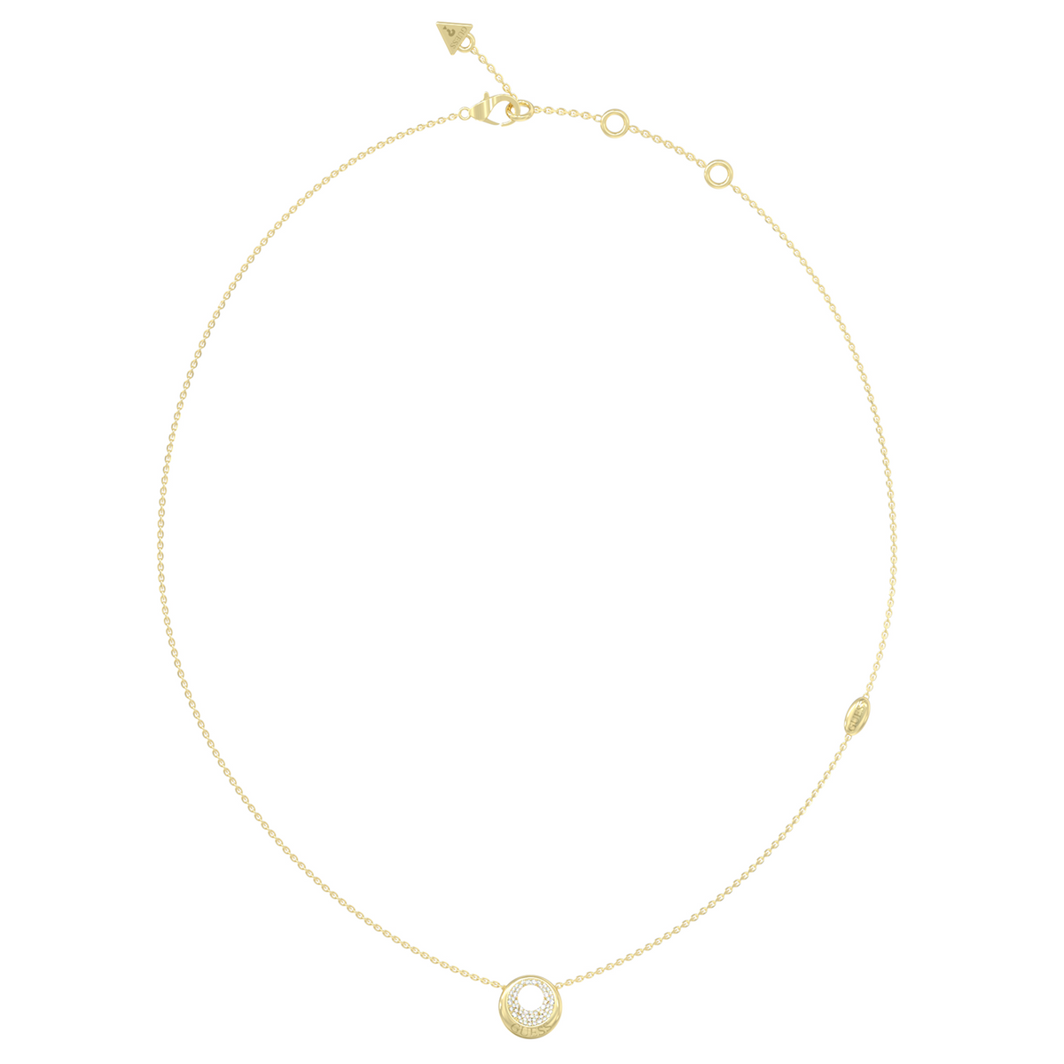Guess Moon Drops Gold-coloured Necklace JUBN06245JWYGT-U