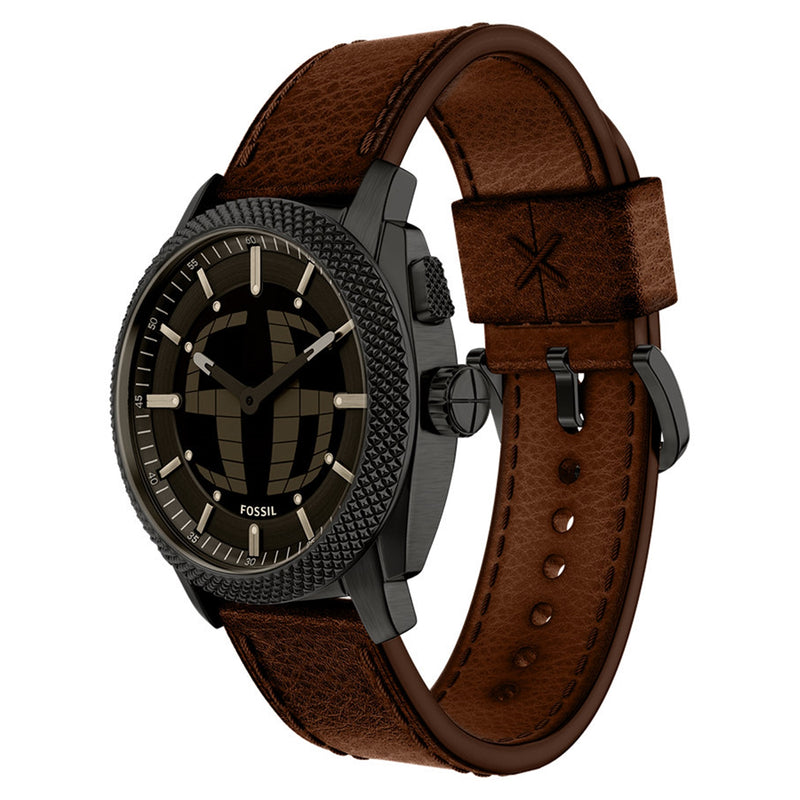 Fossil Machine Round Black Dial Watch FS6165-zoom-