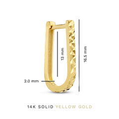 Isabel Bernard Rivoli Laura 14 Carat Golden Drop earrings IB360240