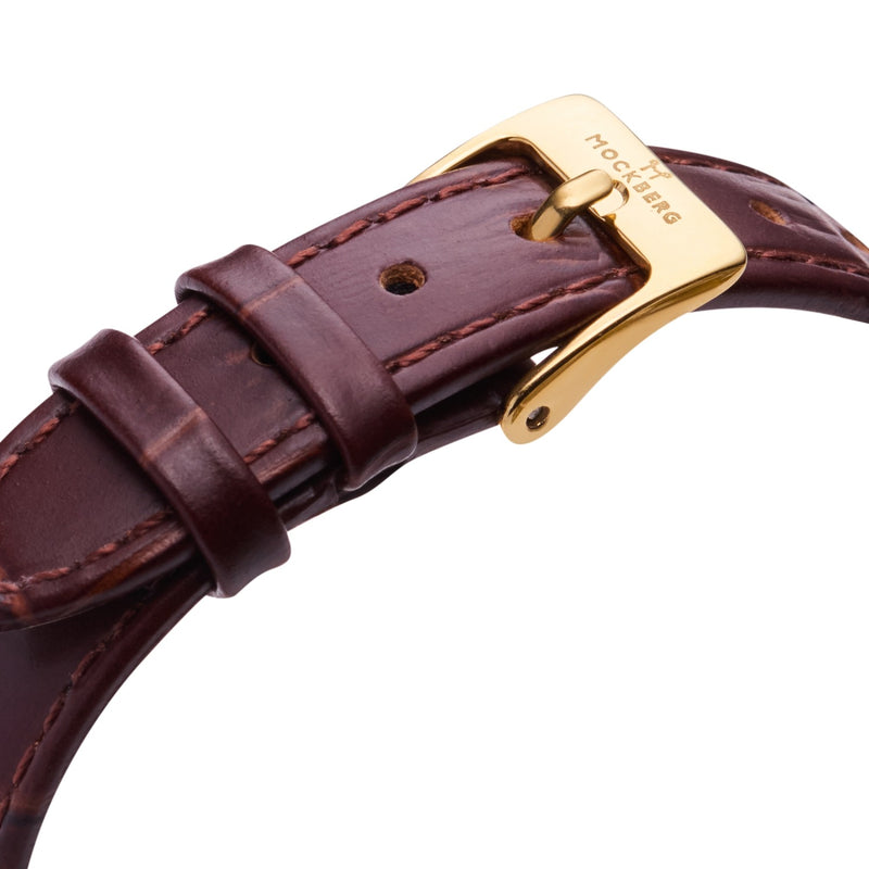 Mockberg Timeless Brown Leather Women's Watch MB0247-zoom-