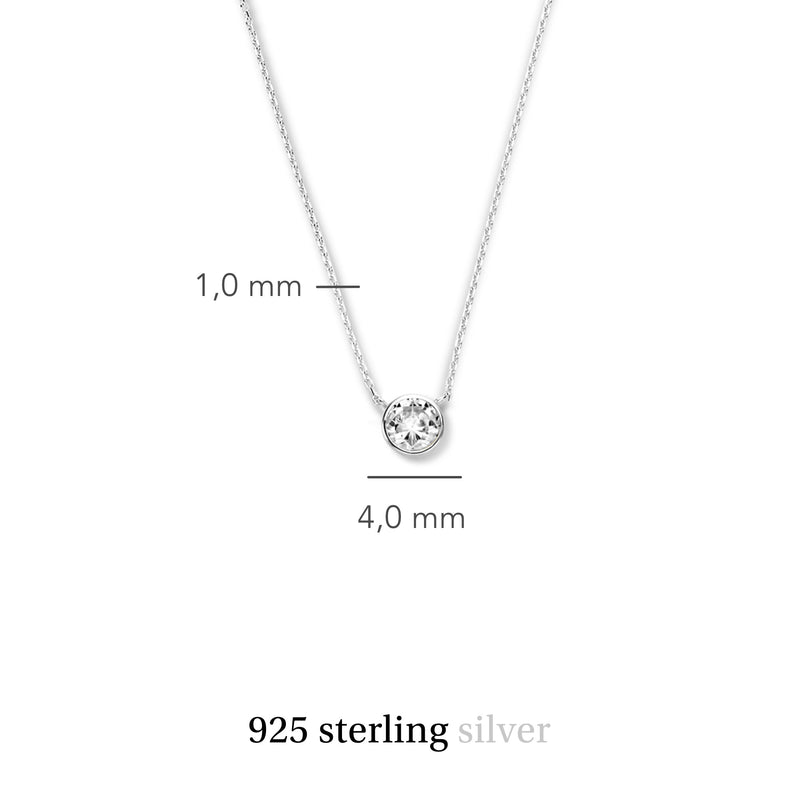 Violet Hamden Venus Collier en Argent 925 Sterling avec Pierre de Naissance VH340009-JUL-zoom-