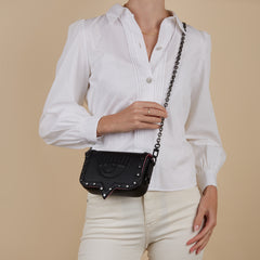Chiara Ferragni Eyelike Black Crossbody Bag 75SB4BA2-ZS518-899