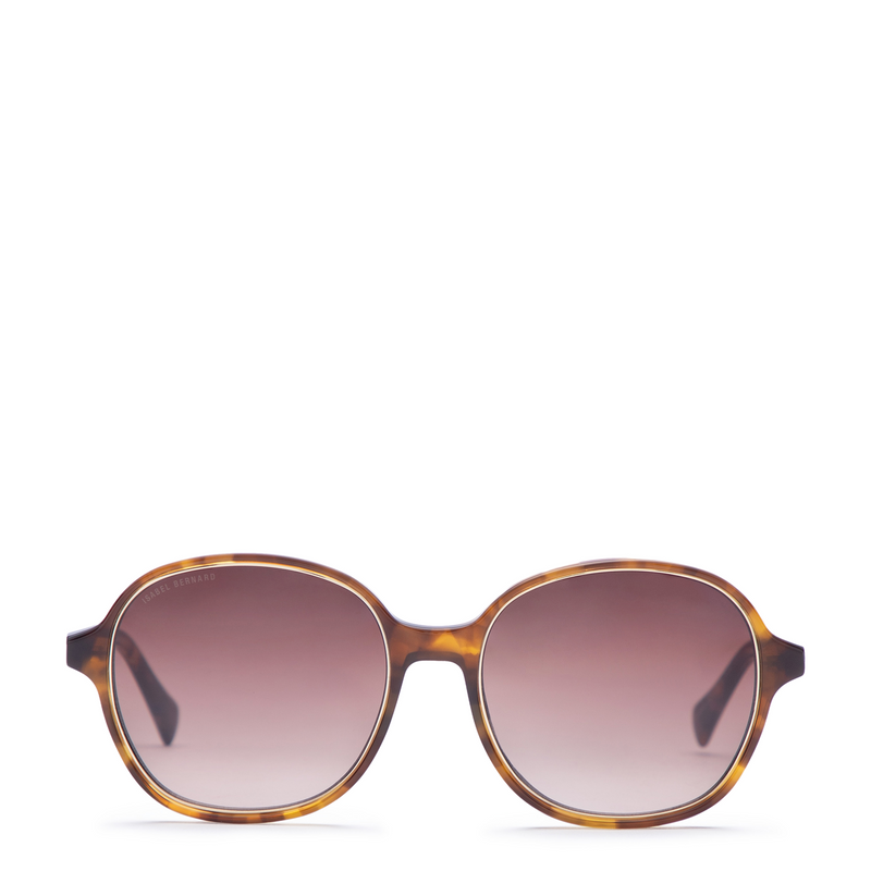 Isabel Bernard La Vilette Demi Brown Sunglasses IB380010-13-14-zoom-