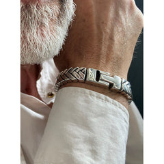 Josh Silver Bracelet 03506-BRA-S/L