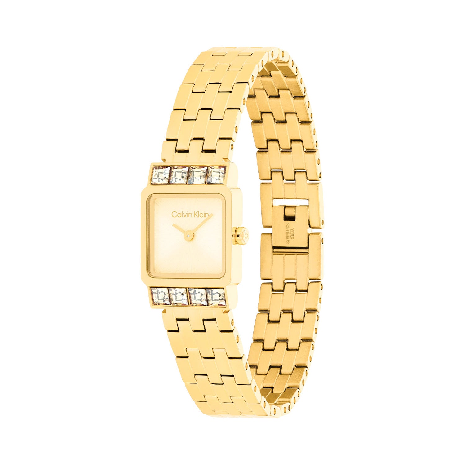 Calvin Klein Poise Goudkleurig Dames Horloge 2002-CK25100162