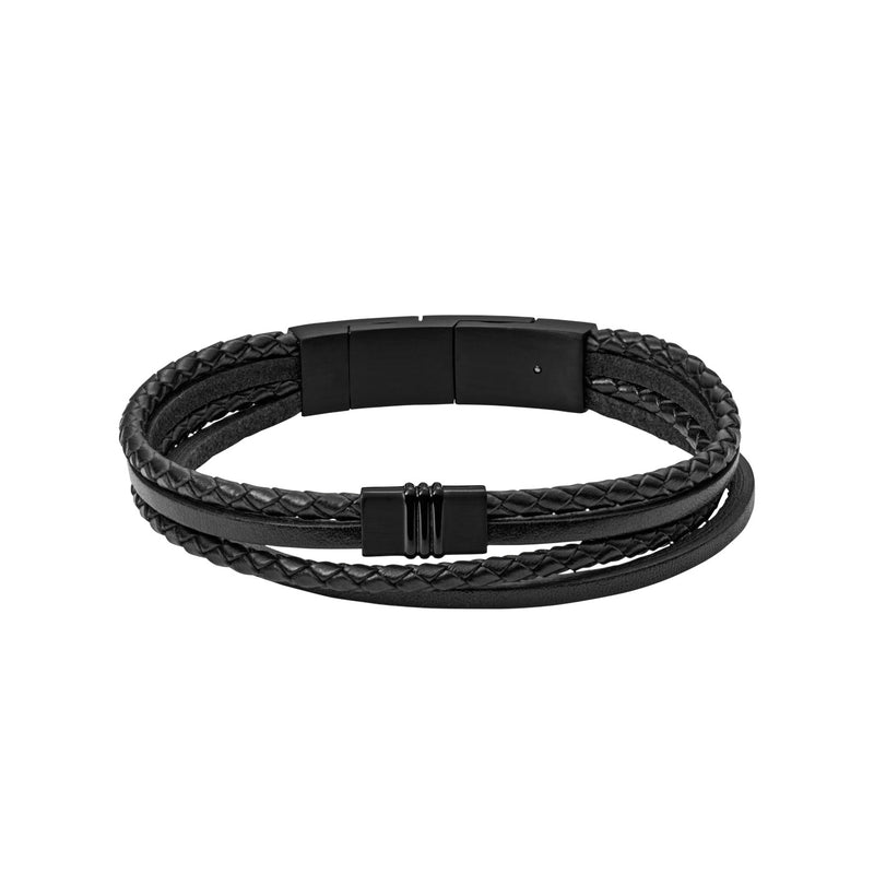 Fossil Vintage Casual Bracelet Noir JF03098001-zoom-