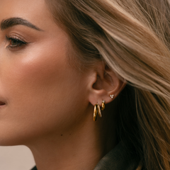 Mockberg Kenza Raya Gold Plated Hoops MB1759