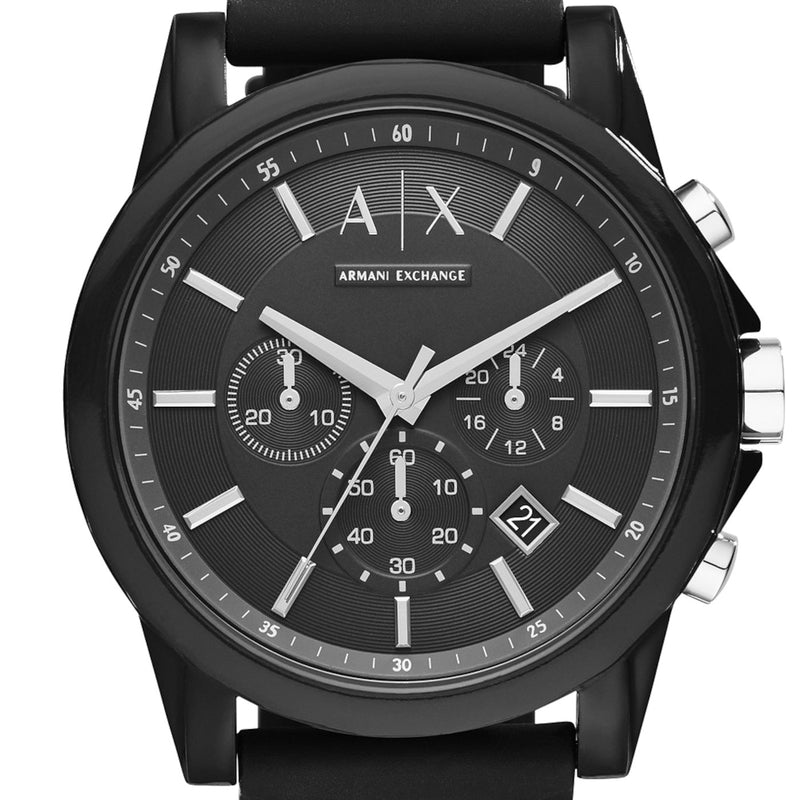 Armani Exchange Outerbanks Hommes Montre Noir AX1326-zoom-