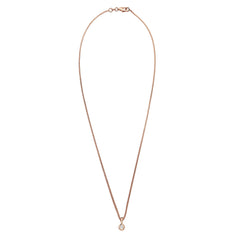 Elli 925 Sterling Silver Solitaire Necklace with Diamond (0.03 ct) 2004-BF-0007979-001