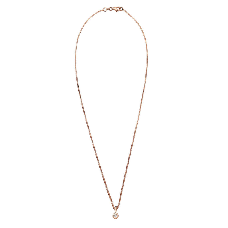 Elli 925 Sterling Silver Solitaire Necklace with Diamond (0.03 ct) 2004-BF-0007979-001-zoom-