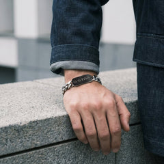 G-Star Incisio Silver Link Bracelet GSJ.106.03