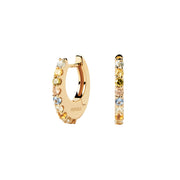P D Paola Color Boucles d'oreilles Plaqué or 18 carats AR01-B90-U