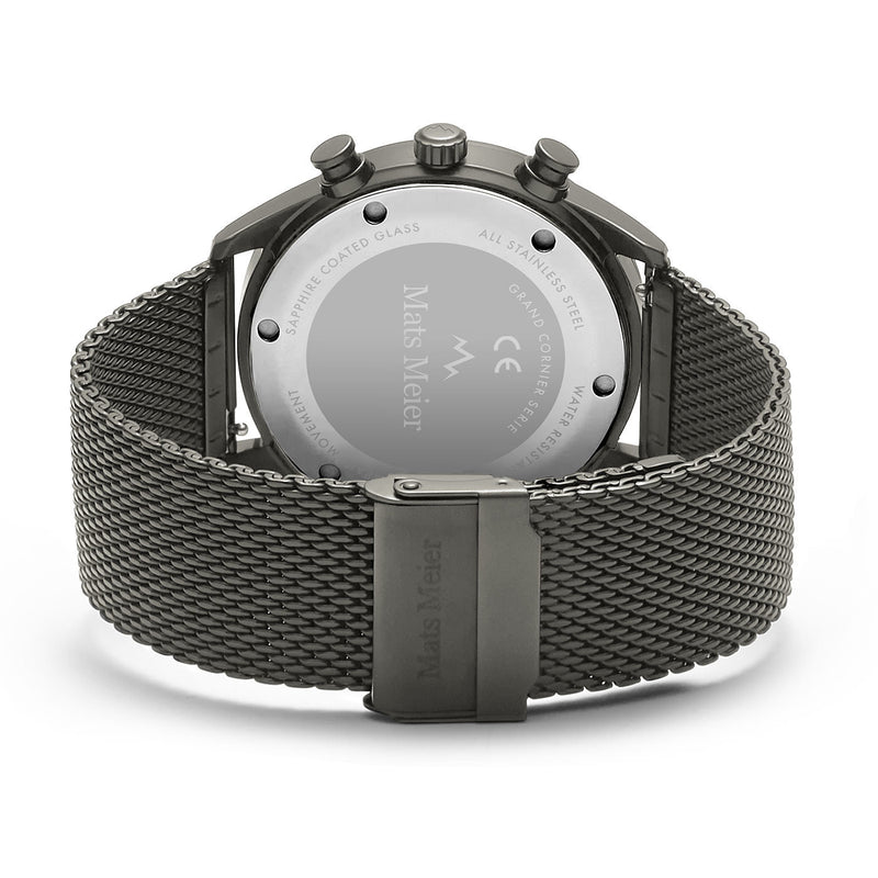Mats Meier Grand Cornier Hommes Montre Gris MM00125-zoom-