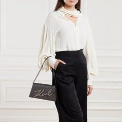 Karl Lagerfeld Silver Crossbody Bag 2001-A0491523