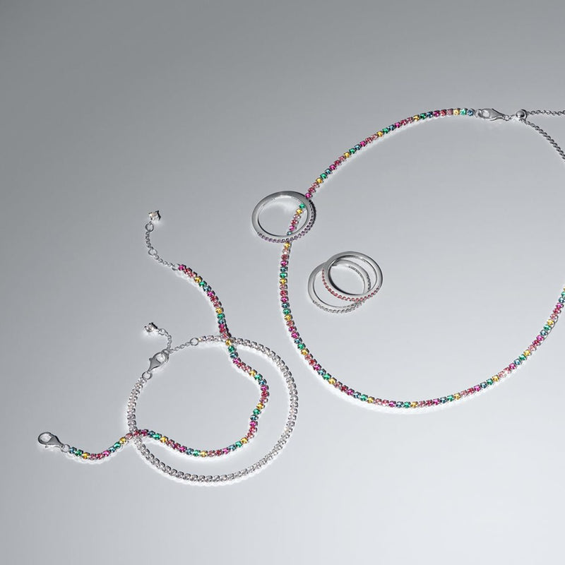 Pandora Timeless Bracelet Tennis Arc-En-Ciel 593927C03-zoom-