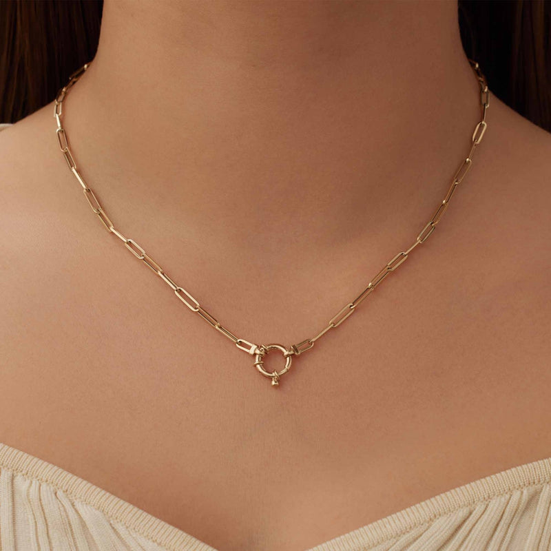 Isabel Bernard Cadeau d'Isabel Coffret cadeau collier maille et bracelet maille en or 14 carats IB90184-zoom-