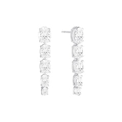 Sif Jakobs Ellisse Silver Drop Earrings SJ-E2323-CZ