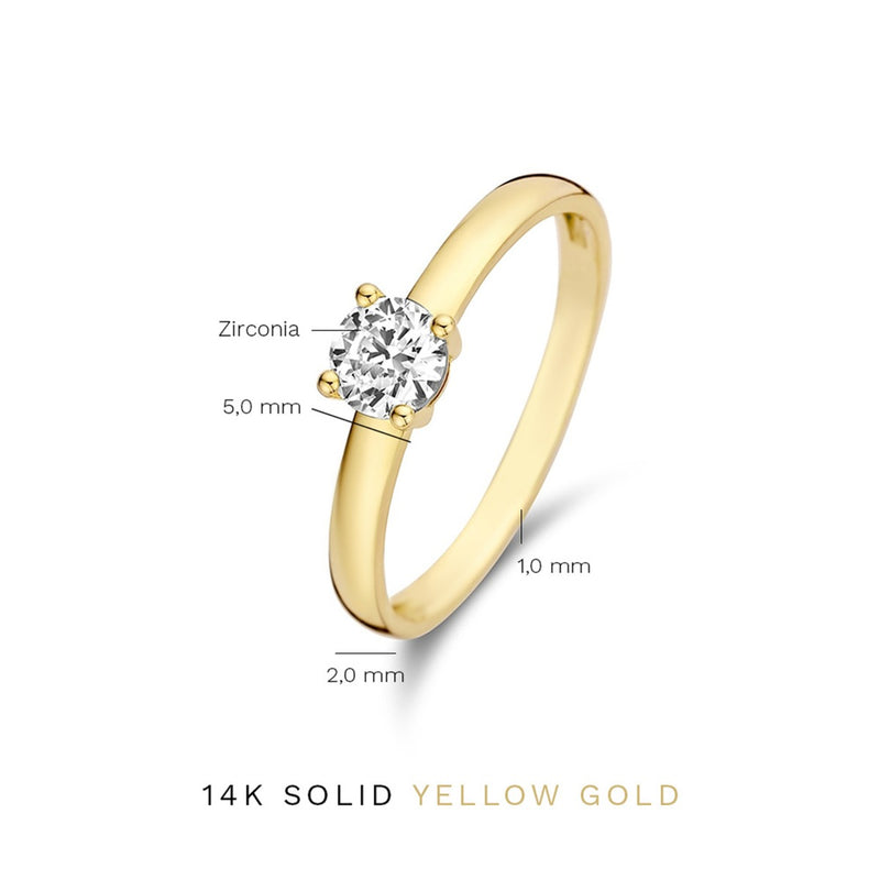 Isabel Bernard Le Marais Bague Or 14 carats IB330068-50-zoom-
