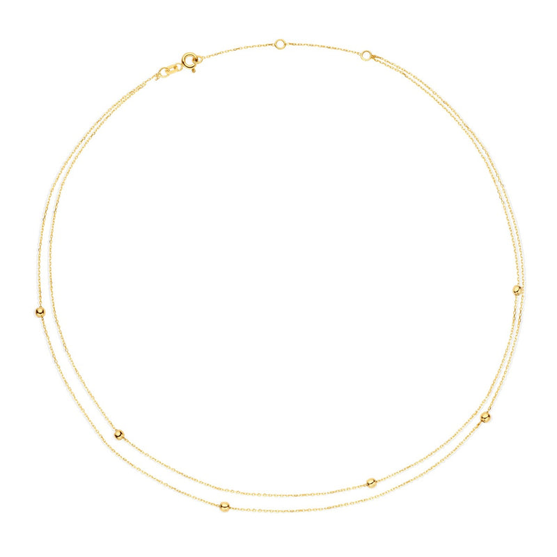 Jackie Gold 14K Golden Necklace JKN23.351-zoom-