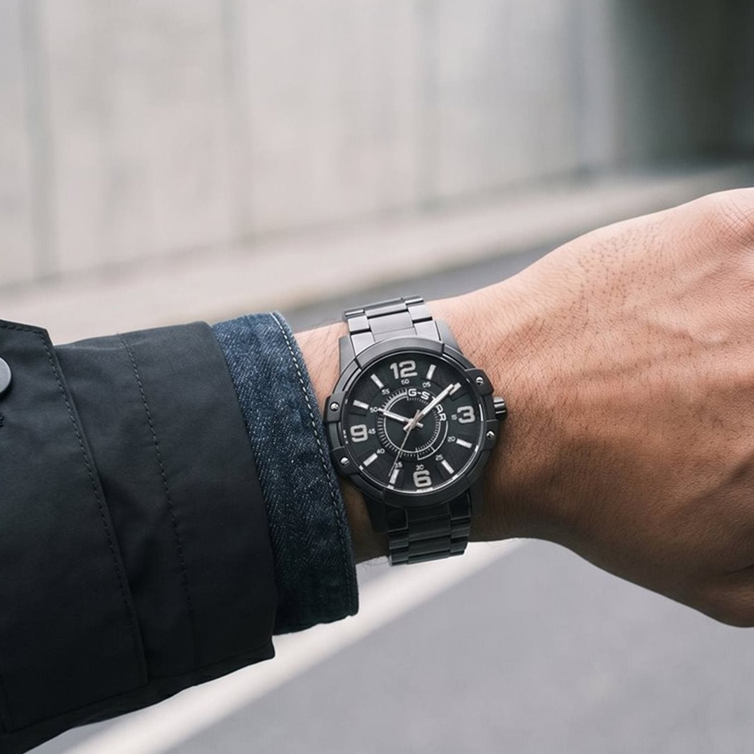 G-STAR Constructed Black Men's Watch GSW.506.08