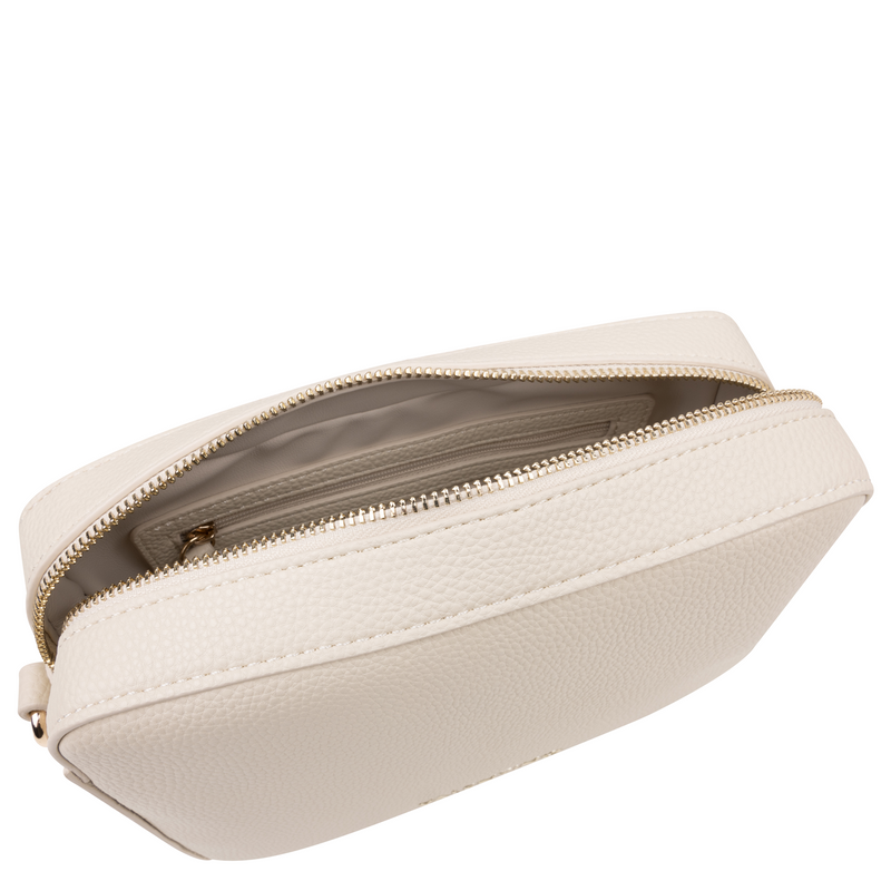 Valentino Bags Brixton Sac Bandoulière Écru VBS7LX07ECRU-zoom-