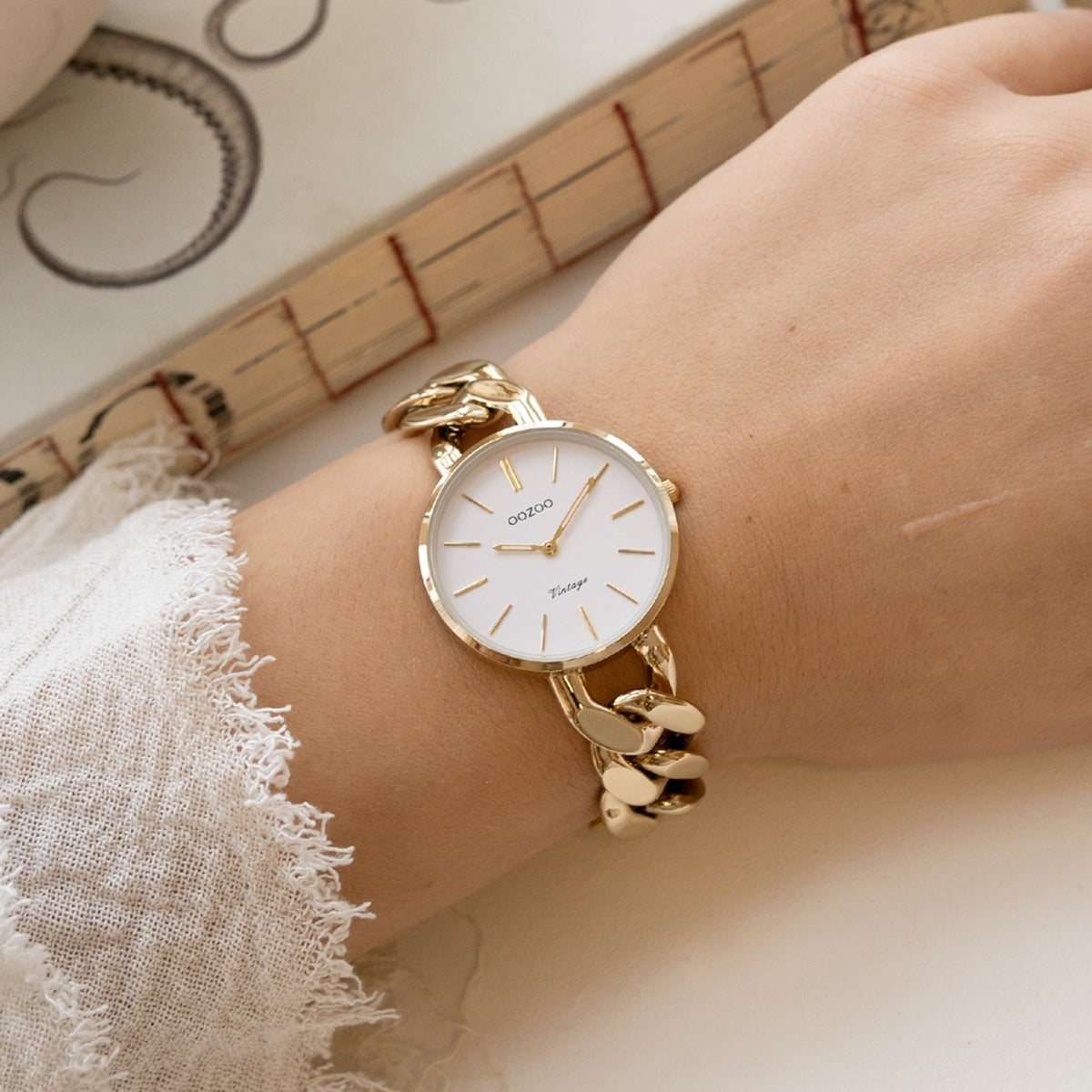 OOZOO Vintage Gold Watch C20357
