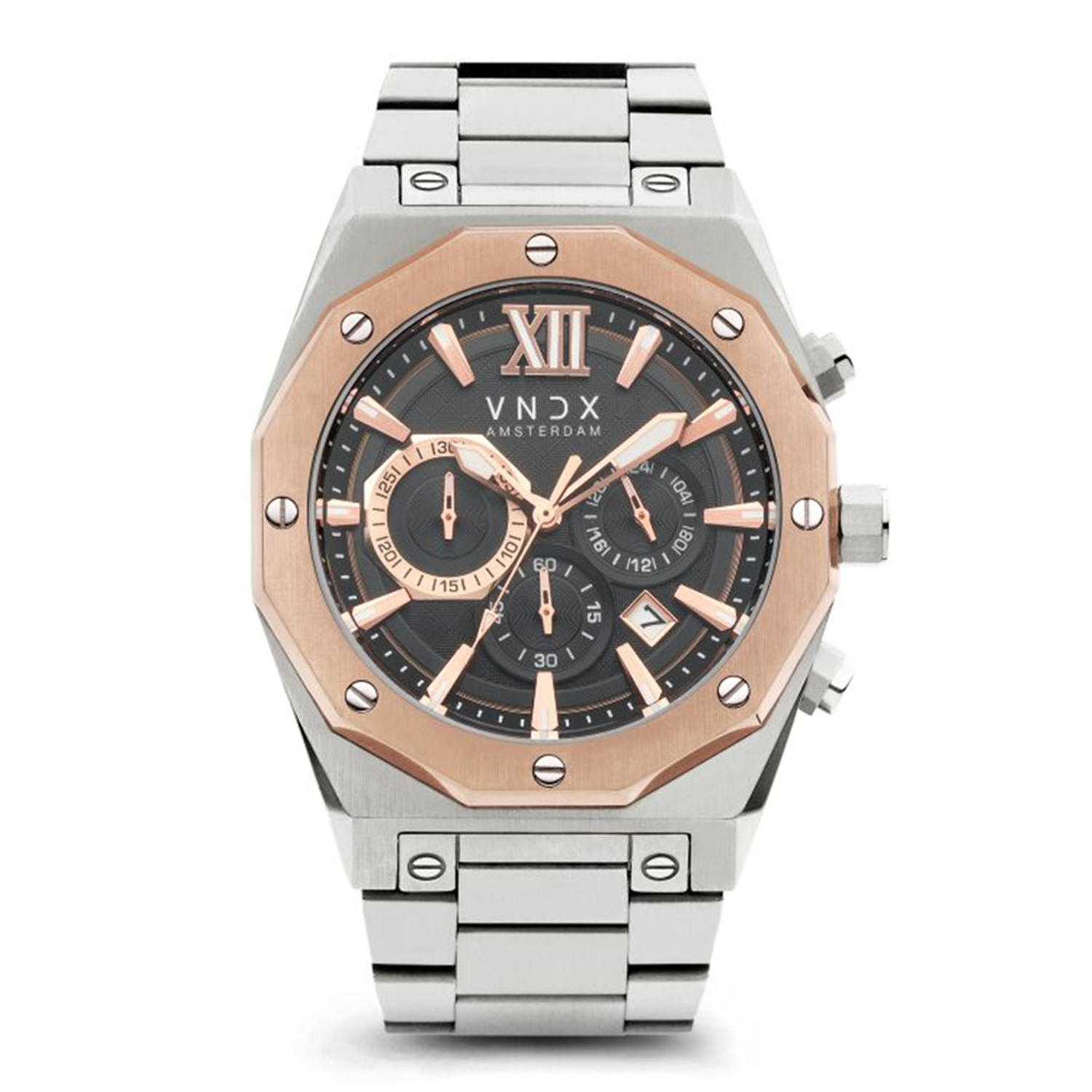 VNDX Wise Man Staal Men's Watch 2003-MS11885-TR