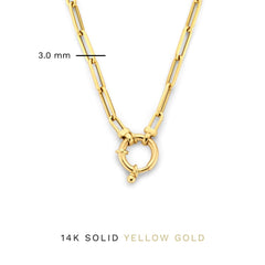 Isabel Bernard Cadeau d'Isabel 14 karat gold link necklace and link bracelet gift set IB90184