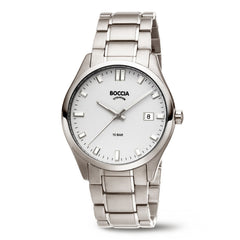 Boccia Titanium Wit Heren Horloge 2002-3669-03