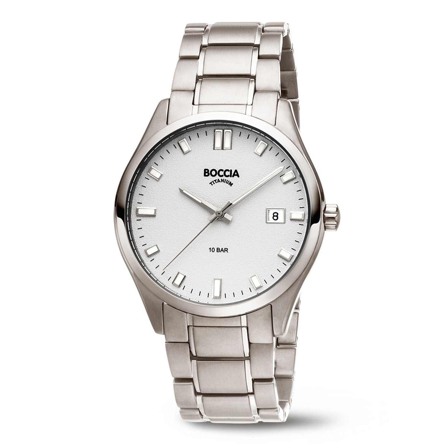 Boccia Titanium Wit Heren Horloge 2002-3669-03