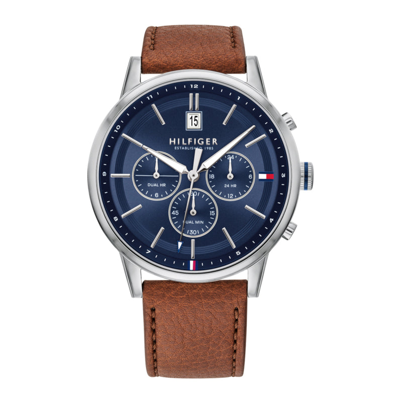 Tommy Hilfiger Hommes Montre Marron TH1791629-zoom-