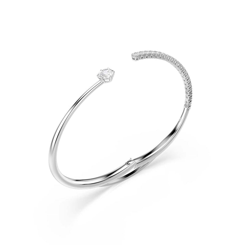 Swarovski Bracelet ouvert Matrix Crash argenté 5753571-zoom-