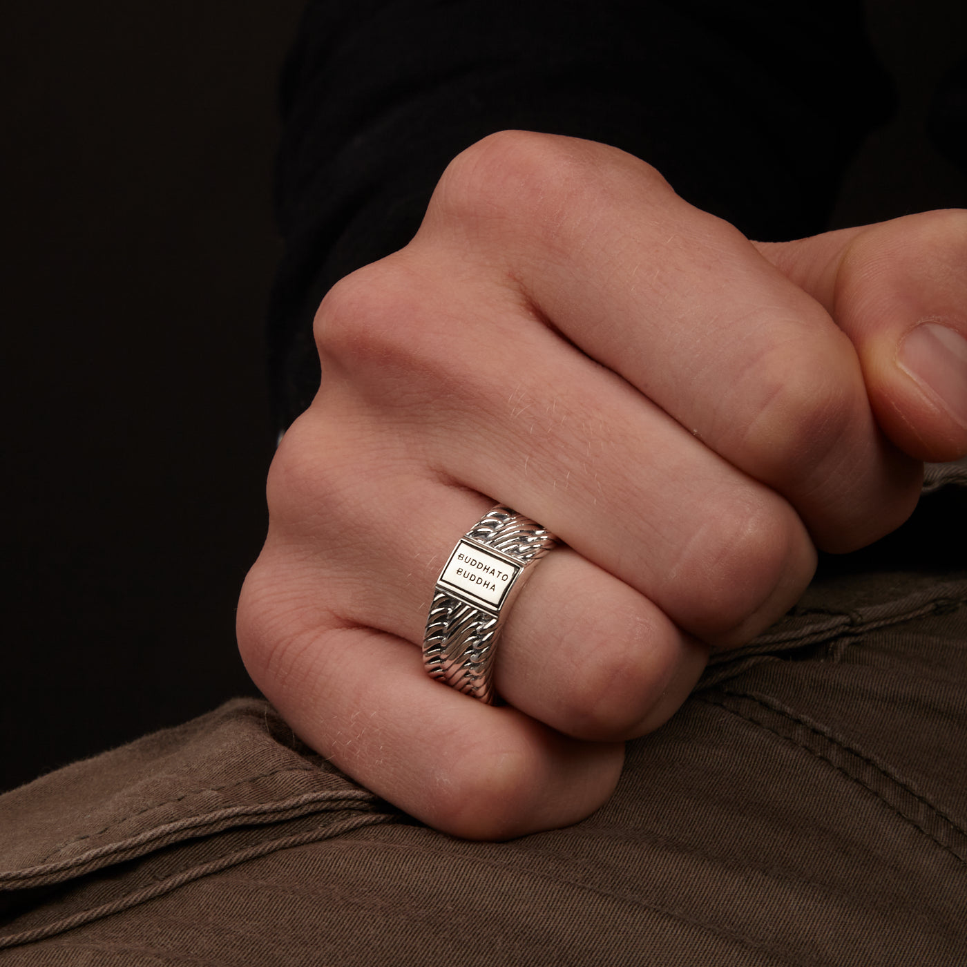 Buddha to Buddha Edwin Small Silver Ring 812 (size 16)