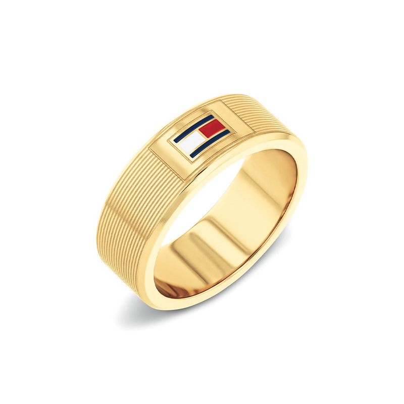Tommy Hilfiger Acier Inoxydable Doré Unisexe Bague TJ2790686-64-zoom-