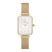 Daniel Wellington Petite Quadro Femmes Montre Or DW00100668