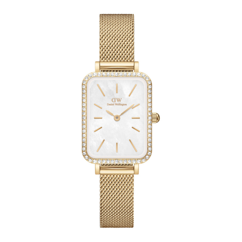 Daniel Wellington Petite Quadro Femmes Montre Or DW00100668-zoom-