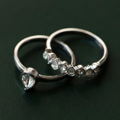 Parte Di Me Cento Luci Natale 925 Sterling Silver Ring PDM33042-58