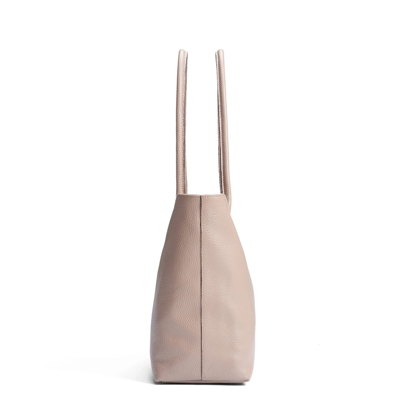 Isabel Bernard Honoré Elin Taupe Sac À Épaule En Cuir De Veau IB25111-078-zoom-