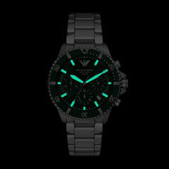Emporio Armani World Explorer Solar Green Dial Watch AR11741