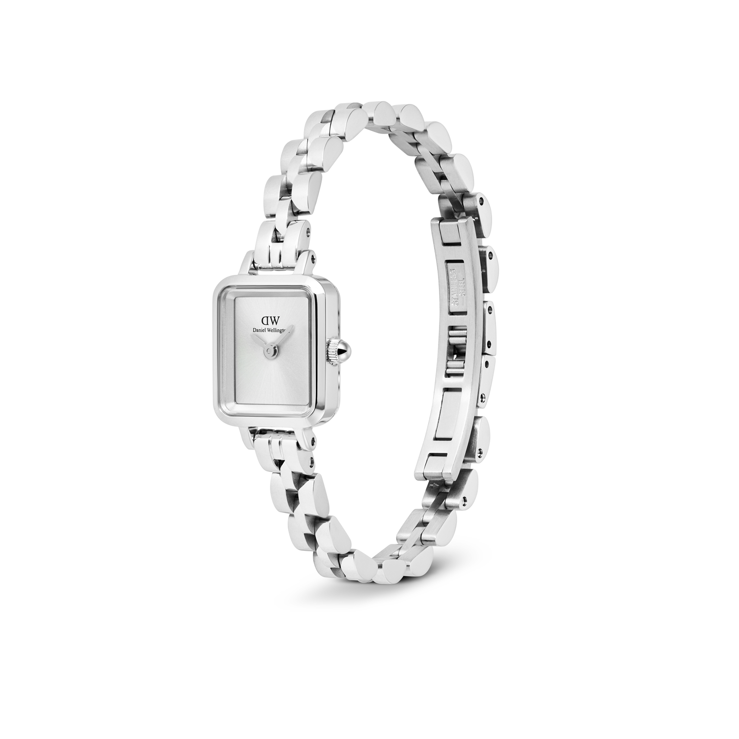 Daniel Wellington Petite & Quadro Mini Arch Silver Women's Watch DW00100844