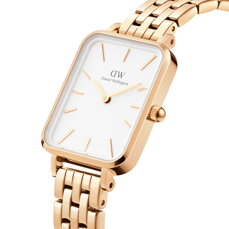 Daniel Wellington Quadro Link Femmes Montre Or DW00100622-zoom-