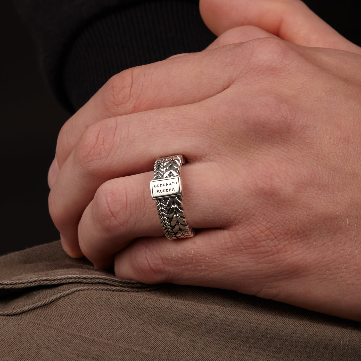 Buddha to Buddha Barbara Double Ring 609 (size: 16)