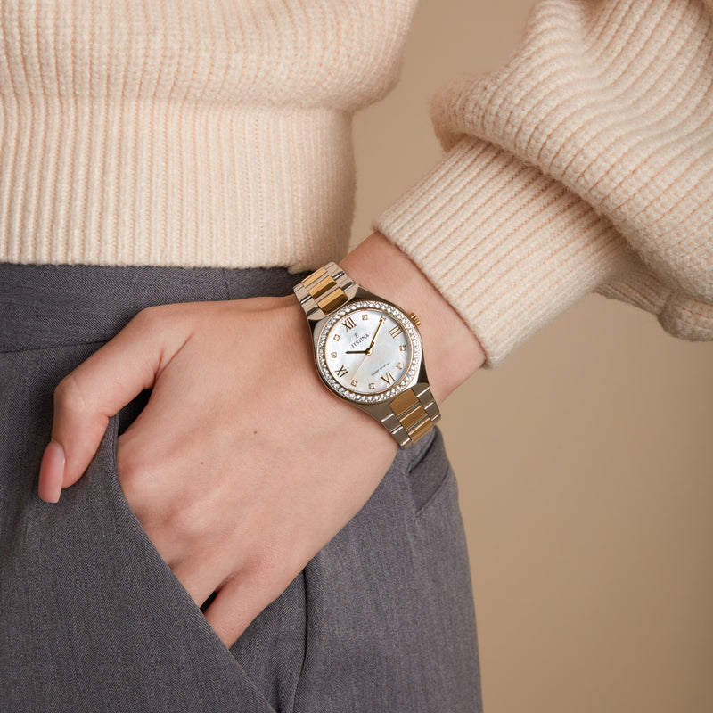 Festina Solar Femmes Montre Or F20659/1-zoom-