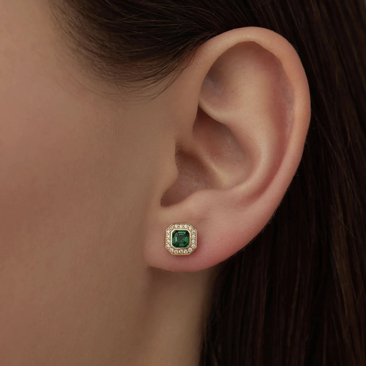 Beloro Jewels Monte Napoleone Sofia 9 carat gold Ear Studs BO360047